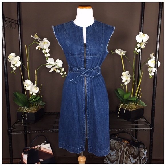 sea denim dress